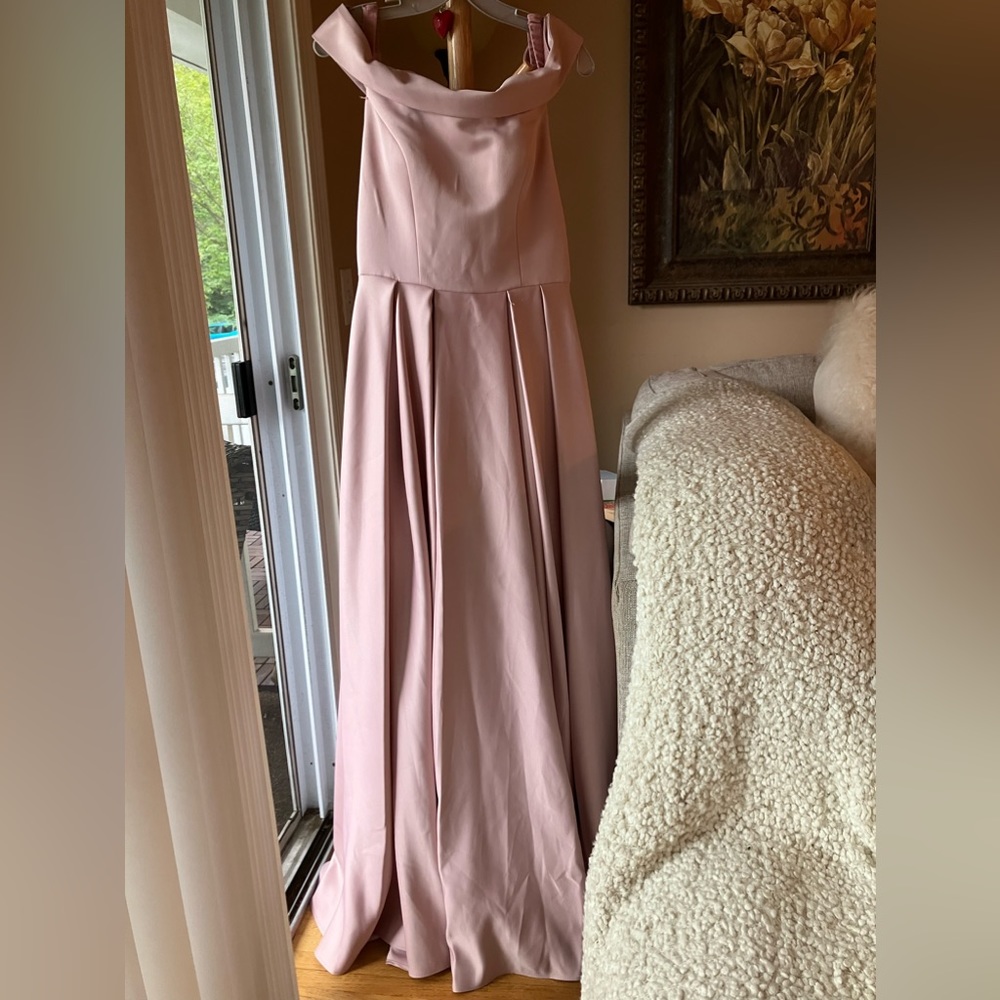 Ieena  for MacDuggal pale pink gown sz 10